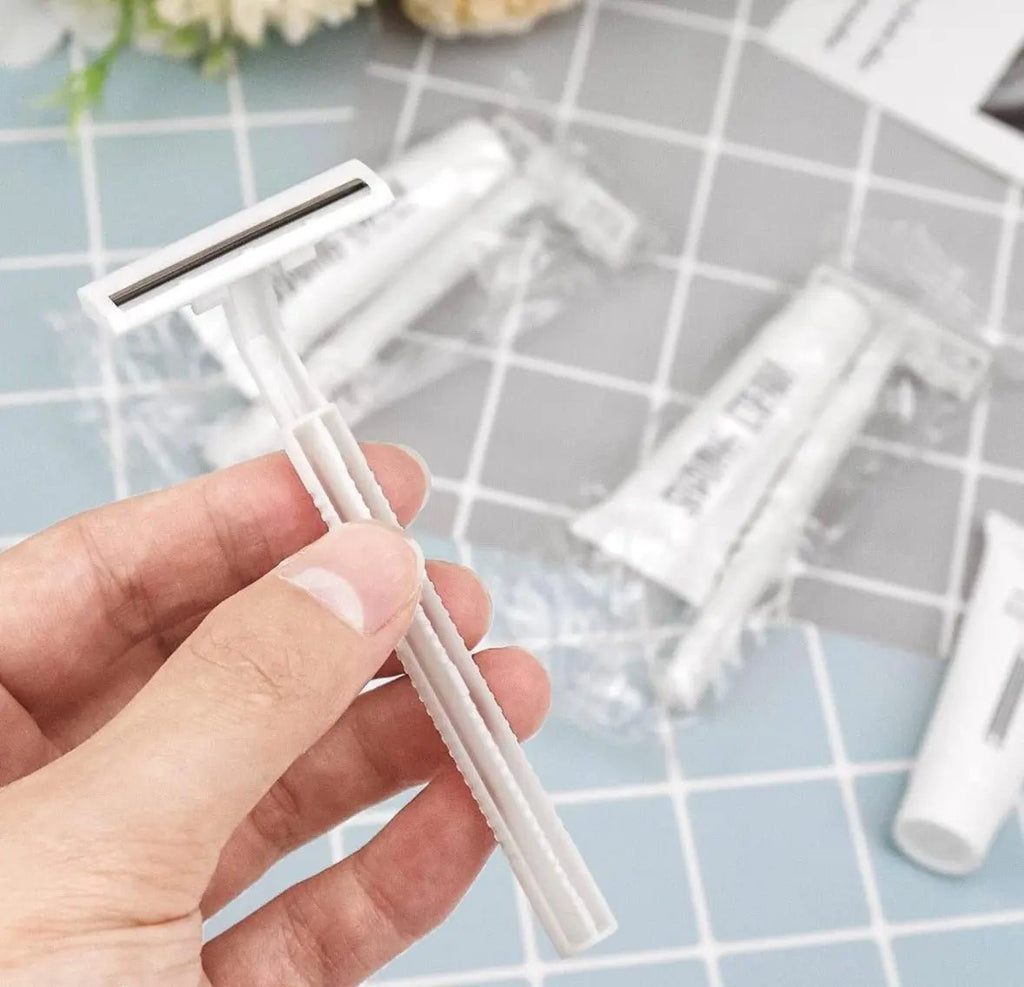 Bulk Shaving Kit travel size 50 per case - Branded Amenities by Custom Amenities Inc.