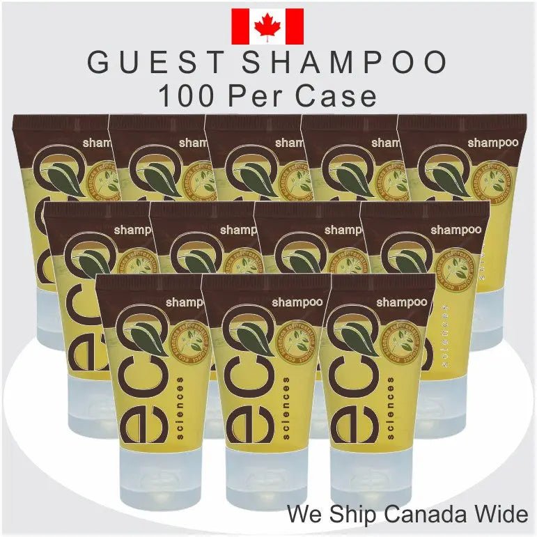 Hotel Supplies Canada Eco Sciences Shampoo 50pk - Branded Amenities by Custom Amenities Inc.