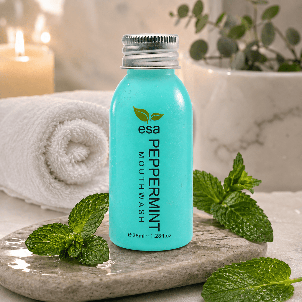 Hotel size mouthwash for hotels and vacation rental companies in Canada