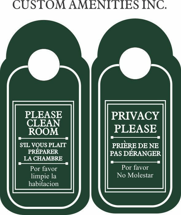 Hotel Do Not Disturb Signs (10 per case) Hotel Supplies Canada.